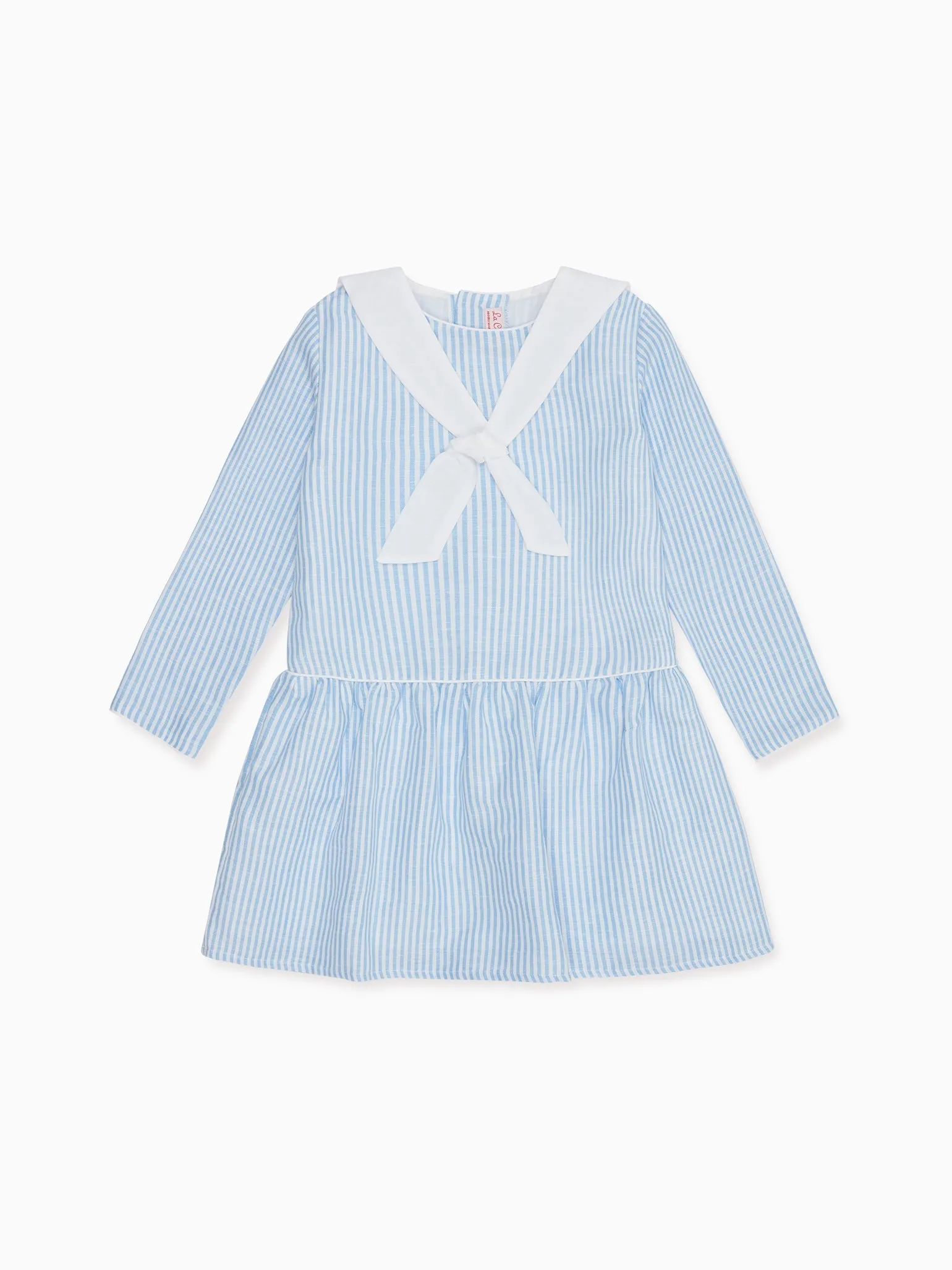 Blue Stripe Aranda Girl Sailor Dress