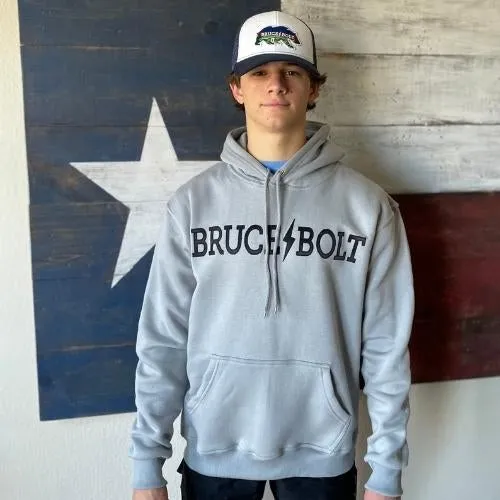 BRUCE BOLT "BRUCE BOLT" Hoodie - GREY