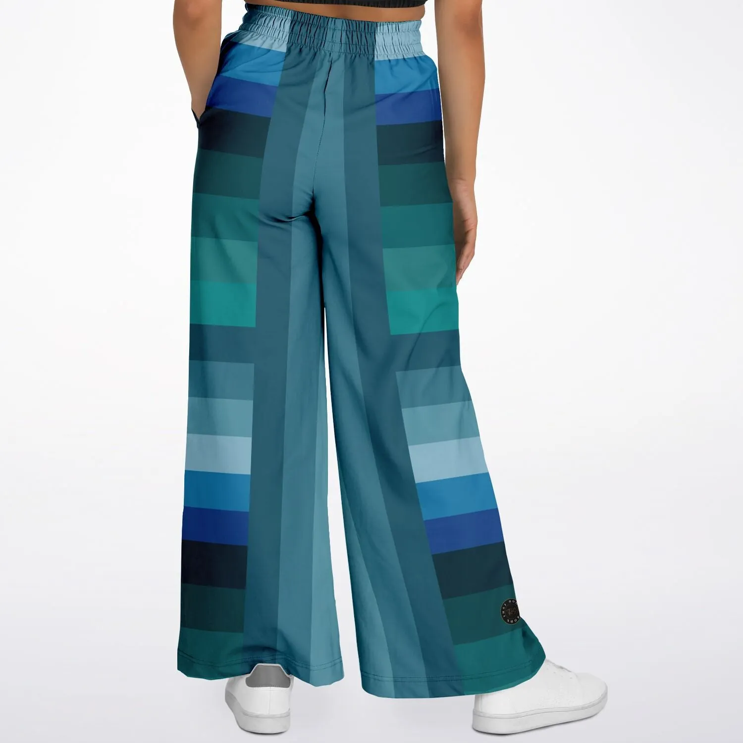 Mykonos Striped Variety Eco-Poly Stretchy Phat Bellbottoms