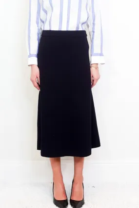 Navy Wool skirt RRP £250