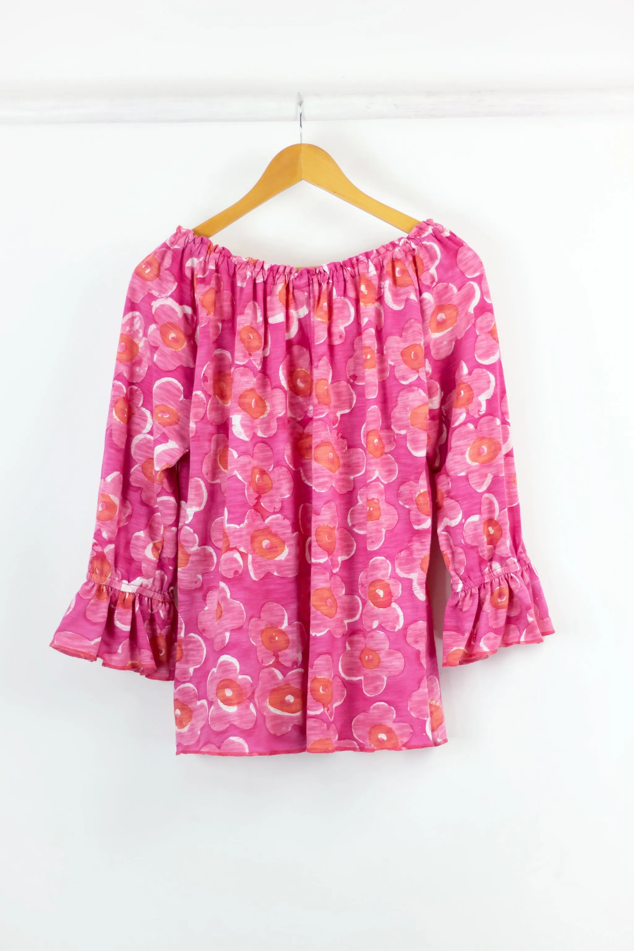 Peasant Blouse - Lantana Pink