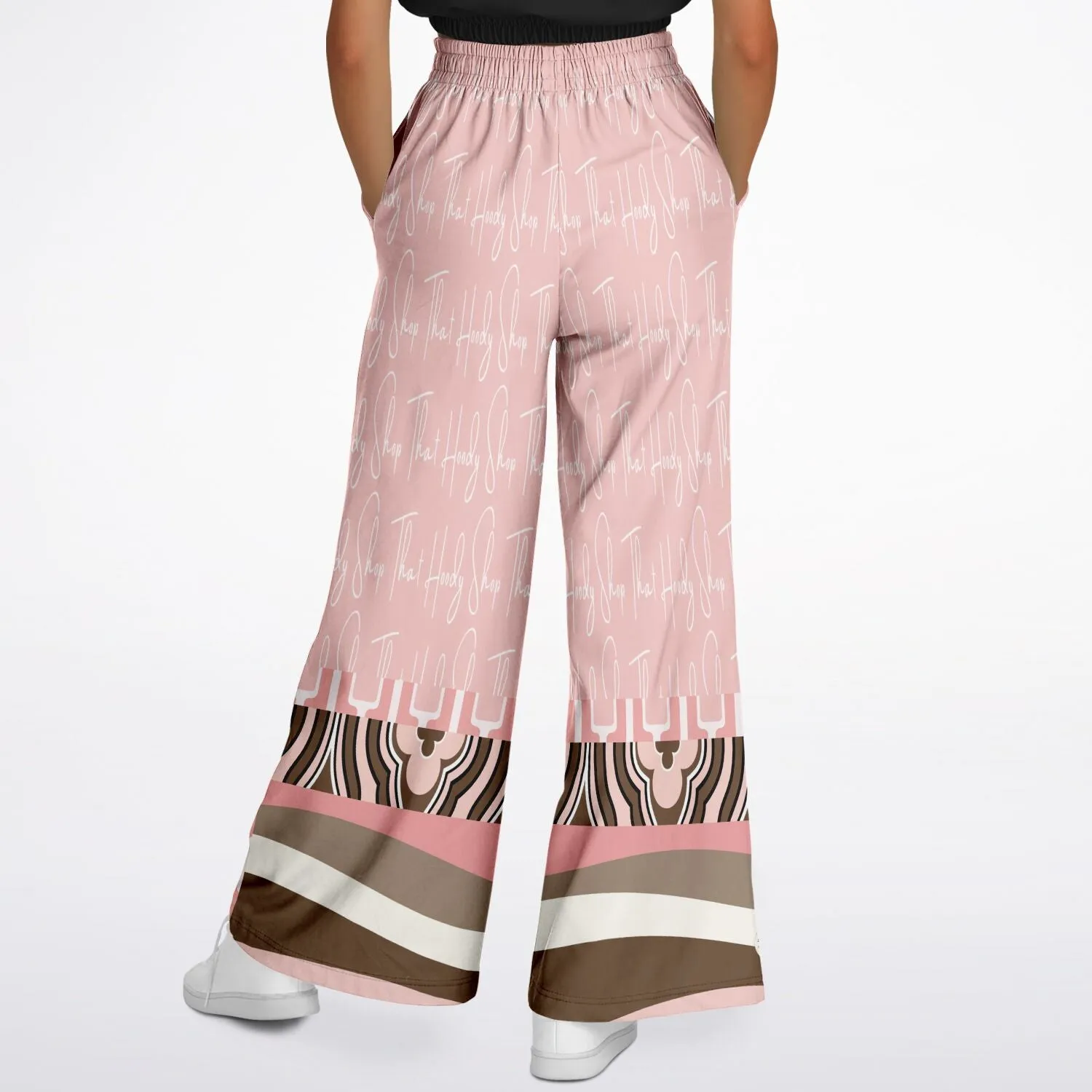 Pink Geo Zebra SW Signature Stretchy Phat Bellbottoms