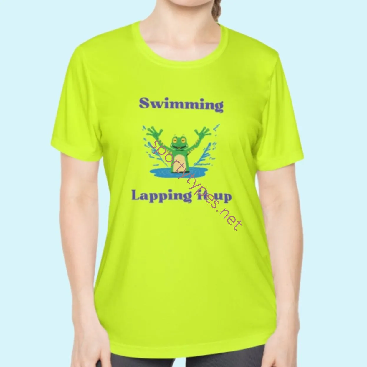 Women's Swim Lapping Moisture Wicking Tee