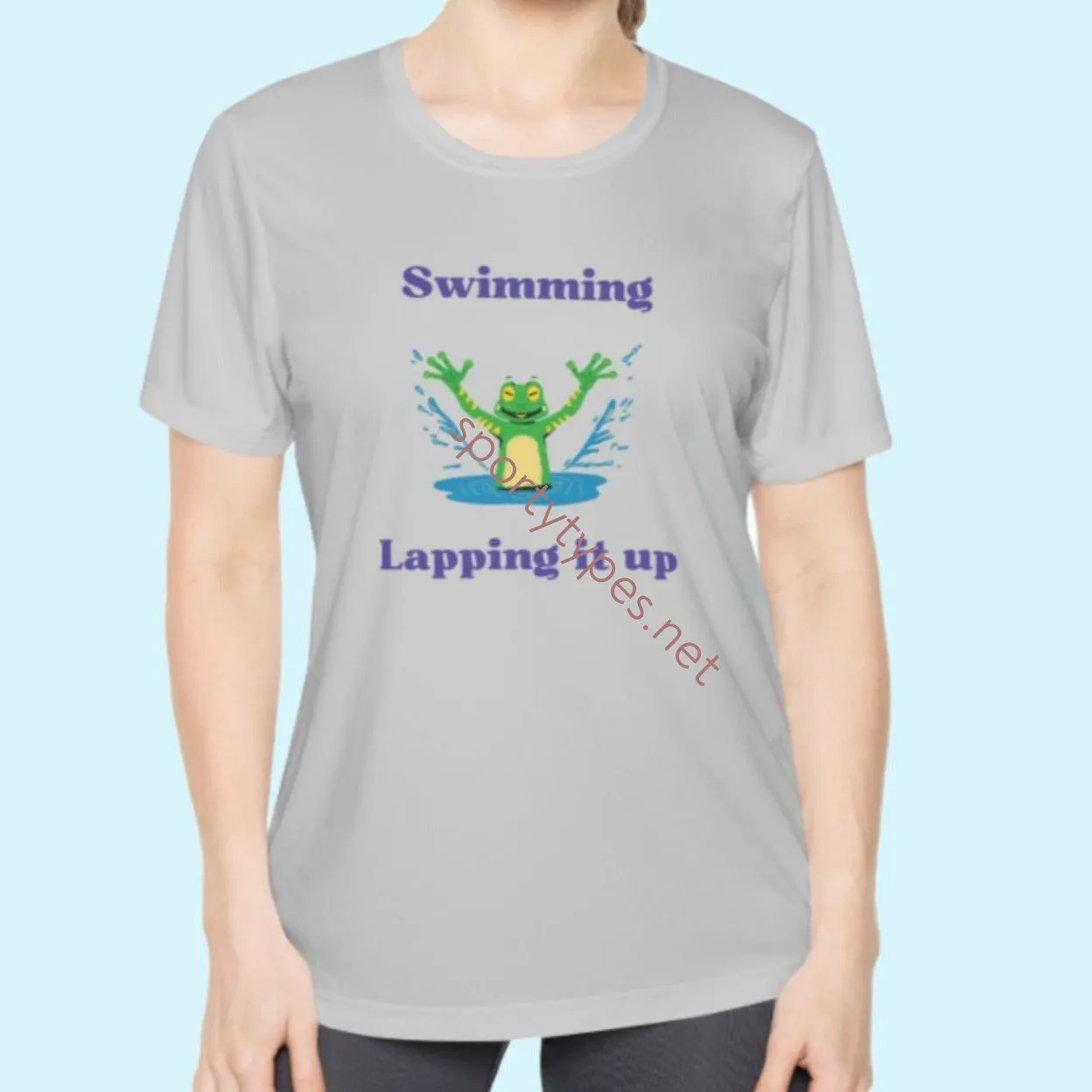 Women's Swim Lapping Moisture Wicking Tee